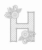 Letter H Coloring Pages sketch template
