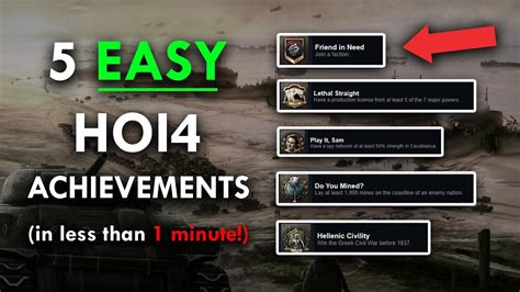 5 EASY HOI4 Achievements in less than 1 minute! #shorts - YouTube