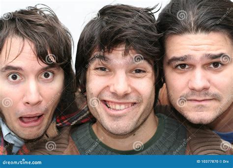 Funny Trio stock photo. Image of funny, happiness, friends - 10377870