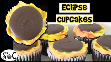 How to make AMAZING SOLAR ECLIPSE CUPCAKES | Sweetwater Cakes - YouTube