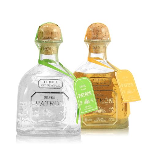 Silver & Gold (Patrón Silver 0,7L + Patrón Añejo 0,7L) (40% Vol.) - Patrón - Tequila