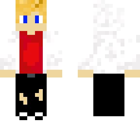 Blonde boy Blue eyes | Minecraft Skin