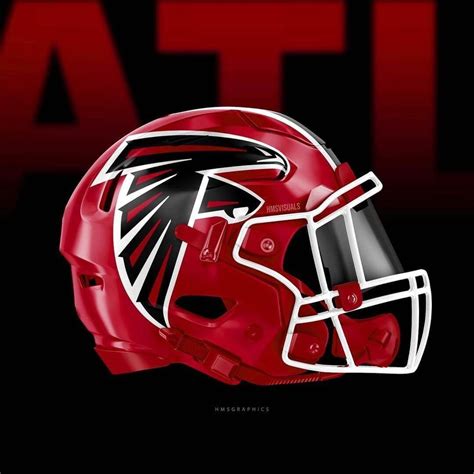 @saltshaker91 posted to Instagram: an awesome falcons helmet concept design made by @hmsvisuals ...