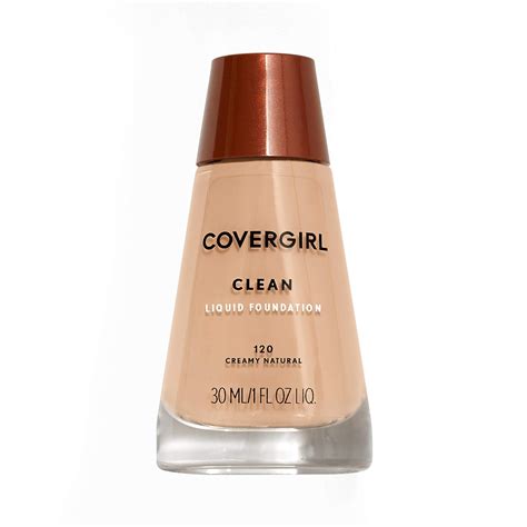 Amazon.com : COVERGIRL Clean Makeup Foundation Creamy Natural 120, 1 oz (packaging may vary ...