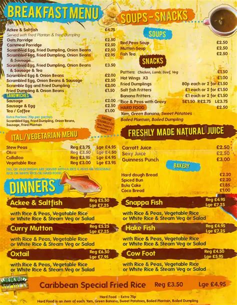 Talk Of The Town Menu, Menu for Talk Of The Town, City Centre ...