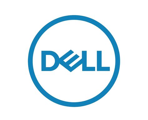 Dell Logo Brand Computer Symbol Design Usa Laptop Vector Illustration ...