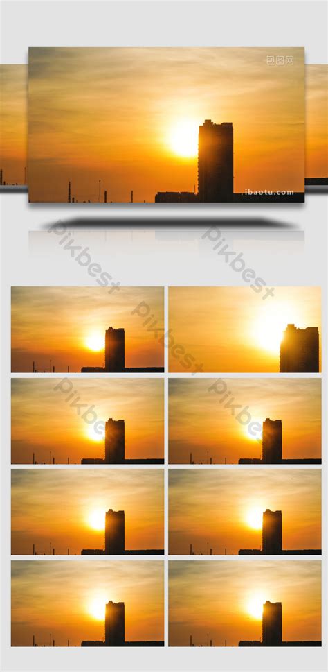 Magnificent City Sunrise Time-lapse Photography 4K Video MP4 Template Free Download - Pikbest