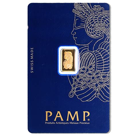 Buy 1 Gram PAMP Swiss Gold Bullion Bar