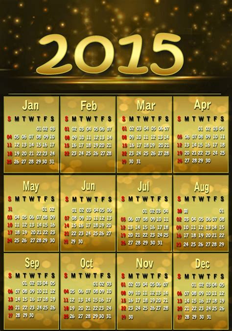 New year calenders