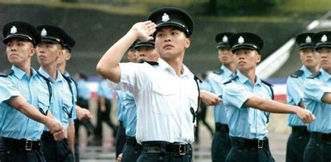 Hong Kong police officers. | Navy uniforms, Police women, Hong kong