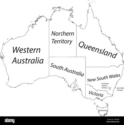 Australian states border Cut Out Stock Images & Pictures - Alamy