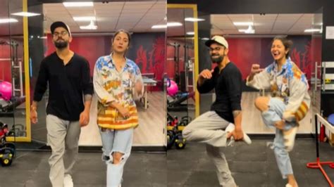 Watch: Anushka Sharma, Virat Kohli’s dance performance in the gym has a ...