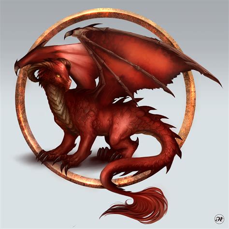 Commission: Alexandra the Red Dragon by Aramisdream on DeviantArt