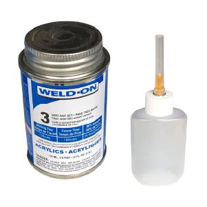 Weld-On 3 – Clearly Plastic - Cut To Size Plastics