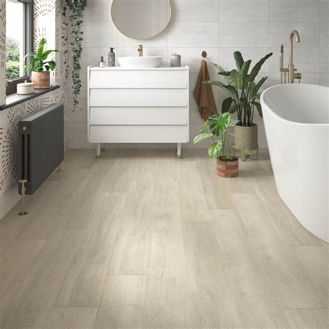 Vinyl Click Bathroom Floor Tiles - peel and stick floor tile