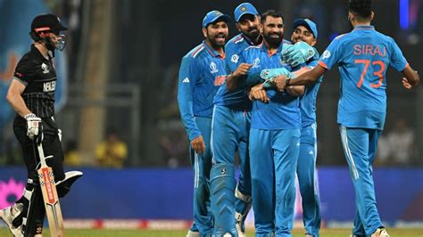 India vs New Zealand Semi Final Live Score, World Cup 2023: Five-Star Mohammed Shami Puts India ...