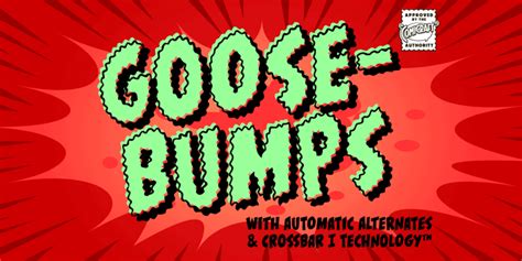 Goosebumps Font | Webfont & Desktop | MyFonts