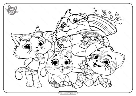 44 Cats Coloring Pages - Coloring Home