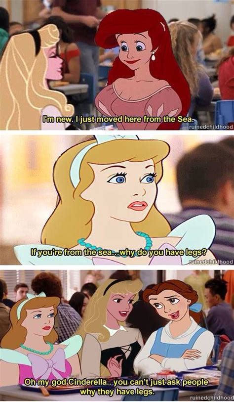 Disney Mean Girls | Disney mean girls, Disney funny, Disney memes