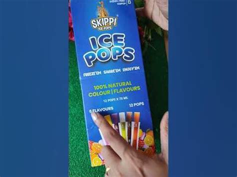 Skippy Ice pops 6 Flavours 😋☺️ Natural Colour and Flavours #shorts #icepop #icepops # ...