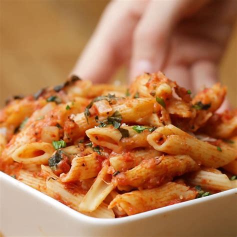 One-Tray Caprese Pasta Recipe by Tasty