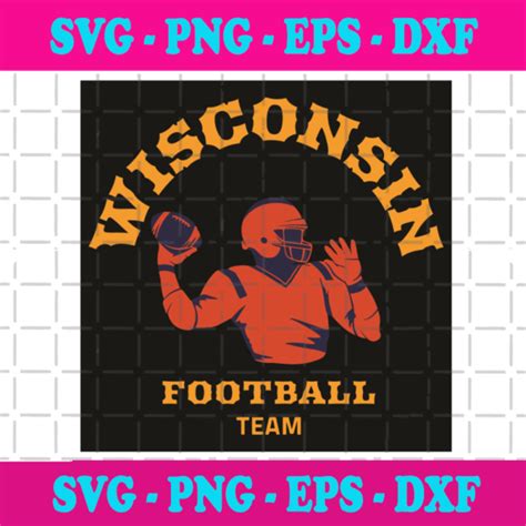 Wisconsin Football Team Svg, Sport Svg, Wisconsin Football Svg, Wisconsin Football Fans Svg ...