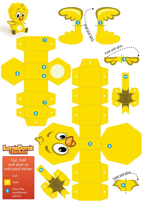 Paper toys - Lottie Dottie Chicken Official Website