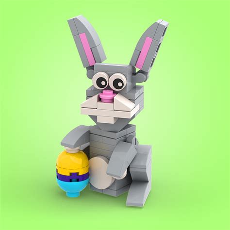 FREE! LEGO Easter Bunny Instructions – The Brick Show Shop