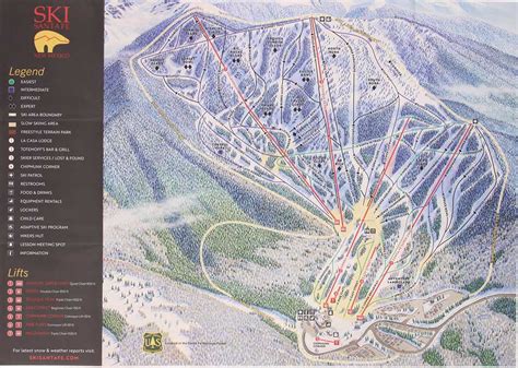 Ski Santa Fe Ski Area Trail Map