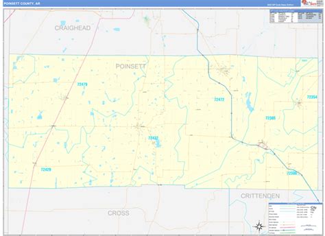 Maps of Poinsett County Arkansas - marketmaps.com