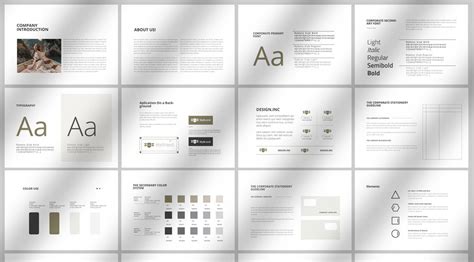 Brand Identity Guidelines Brochure Template