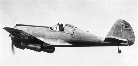 Curtiss-Wright CW-21B, NX19441 prototype in flight | Aircraft of World War II - WW2Aircraft.net ...