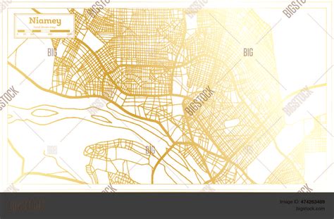 Niamey Niger City Map Vector & Photo (Free Trial) | Bigstock