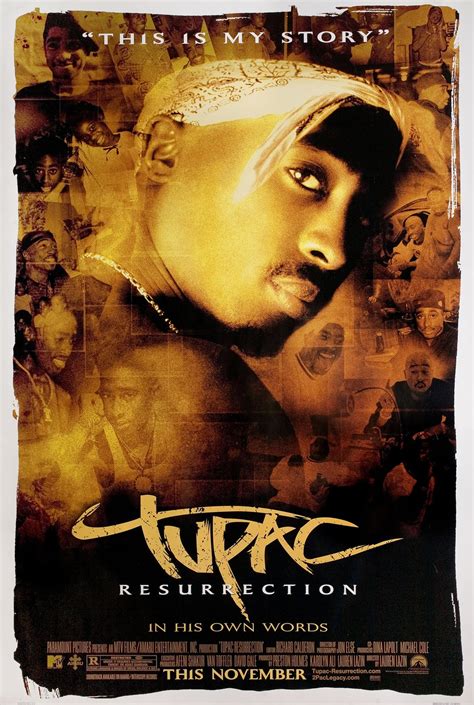 Tupac: Resurrection Original 2003 U.S. One Sheet Movie Poster - Posteritati Movie Poster Gallery