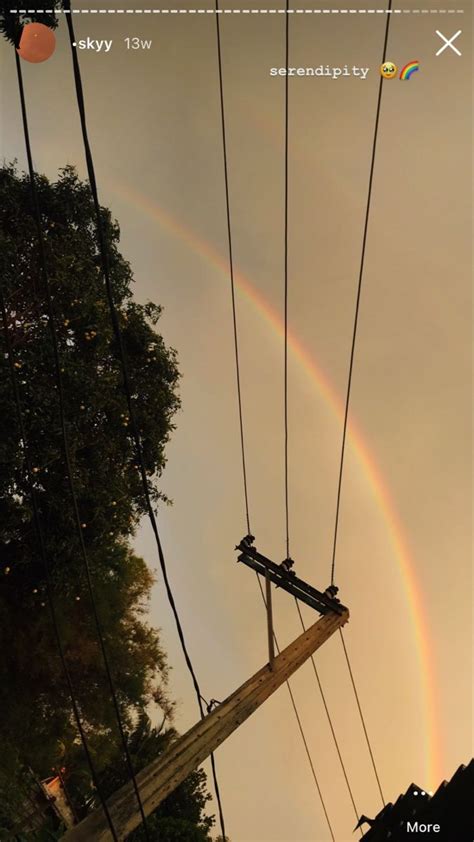 Rainbow 🌈 | Rainbow, Sky, Insta story