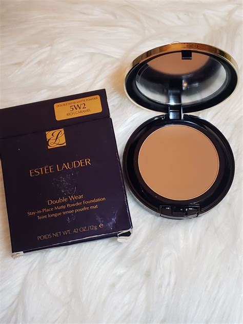 Estee Lauder Double Matte Powder Foundation 5W2 Rich Caramel | Matte powder, Estee lauder, Estee ...