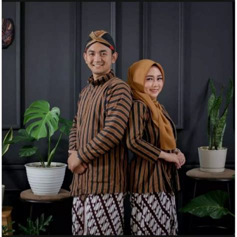 BAJU COUPLE ADAT JAWA BAJU PREWEDING ADAT JAWA BAJU LURIK TRADISIONAL ...