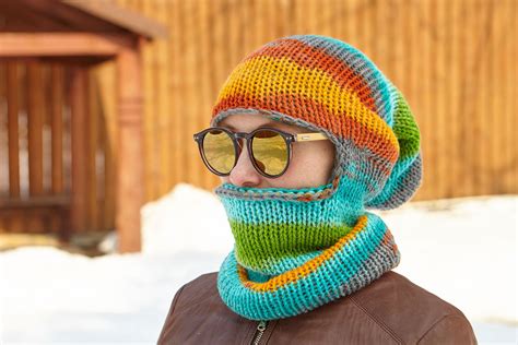 Knitted Winter Balaclava Knit Face Mask | Winter knits, Knitting, Knitted