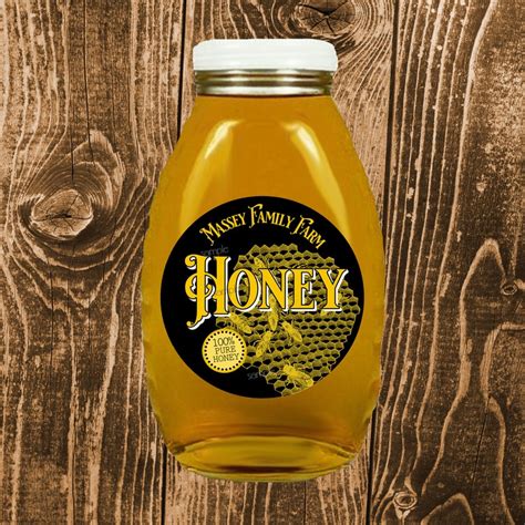 Custom Honey Jar Labels Honey Jar Stickers Honeycomb labels | Etsy