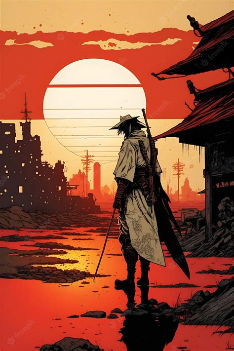 Premium Photo | A book cover for a book called the book the last samurai.