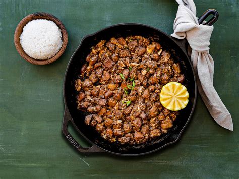 Sizzling Sisig (Filipino Crispy Pork with Eggs) Recipe