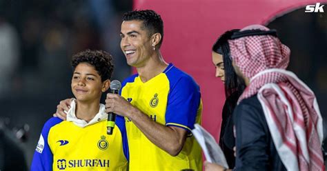 Cristiano Ronaldo Jr. training two years above his age group at Saudi ...