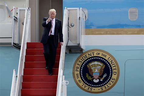 Photos: President Trump's first ride on Air Force One