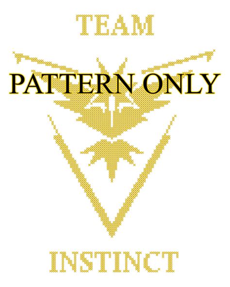 Team Instinct Cross Stitch Pattern - Etsy