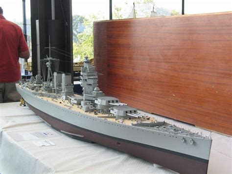 1/96 scale model of a G3 class battlecruiser, cancelled by the Washington Naval Treaty in 1922 ...