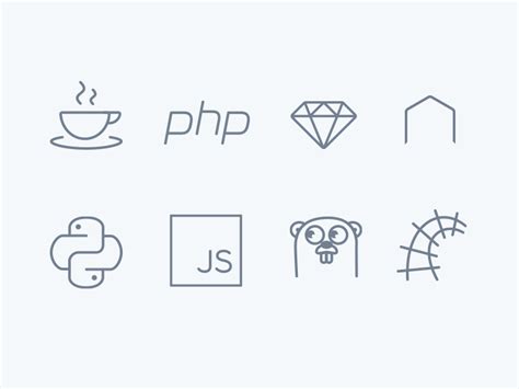 Platform icon set by Chris Jennings for Sentry on Dribbble