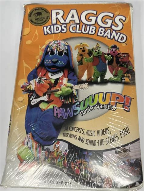 RAGGS KIDS CLUB BAND Pawsuuup! Tour Video VHS Video Tape Clamshell *SEALED* $15.55 - PicClick AU