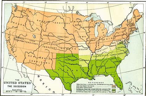 Map Of Usa In 1860 - Kaleb Watson