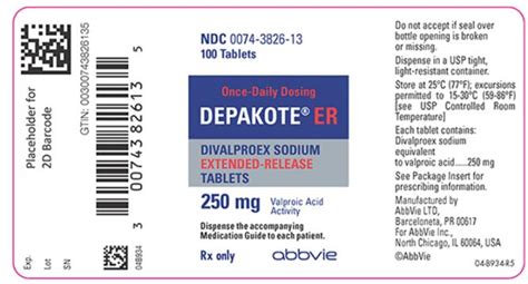 DailyMed - DEPAKOTE ER- divalproex sodium tablet, extended release