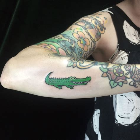 Custom Baby Alligator Tattoo | Tattoos, Alligator tattoo, Buddha tattoos